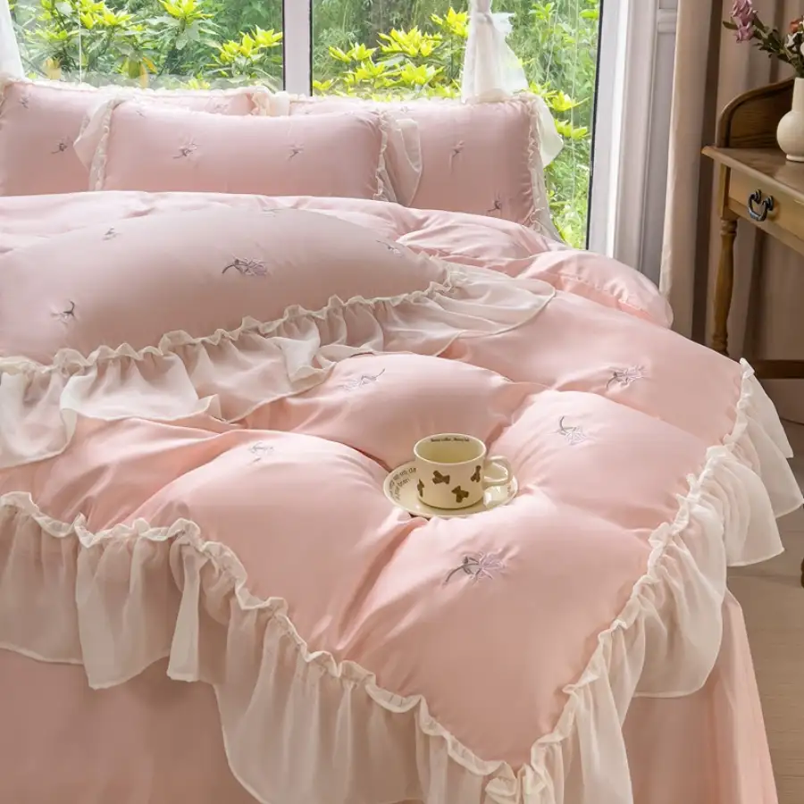 Huaxi Collection Ice Silk Bedding Set