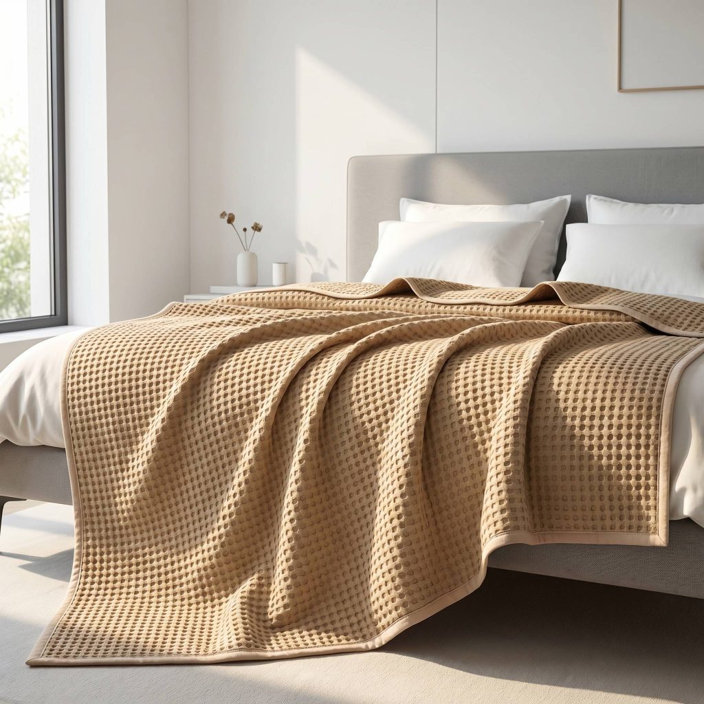Cotton Waffle Blanket