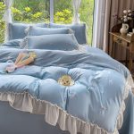 Blossom Breeze Collection Ice Silk Bedding Set thumbnail 3
