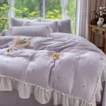 Blossom Breeze Collection Ice Silk Bedding Set thumbnail 5